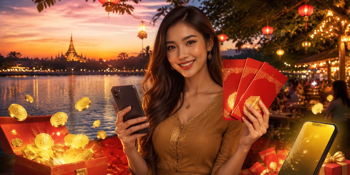 ရန်ကုန် အင်းလျားကမ်းနားတွင် သင်္ကြန်ပွဲအတွက် အနီအထုပ် ပရိုမိုးရှင်း